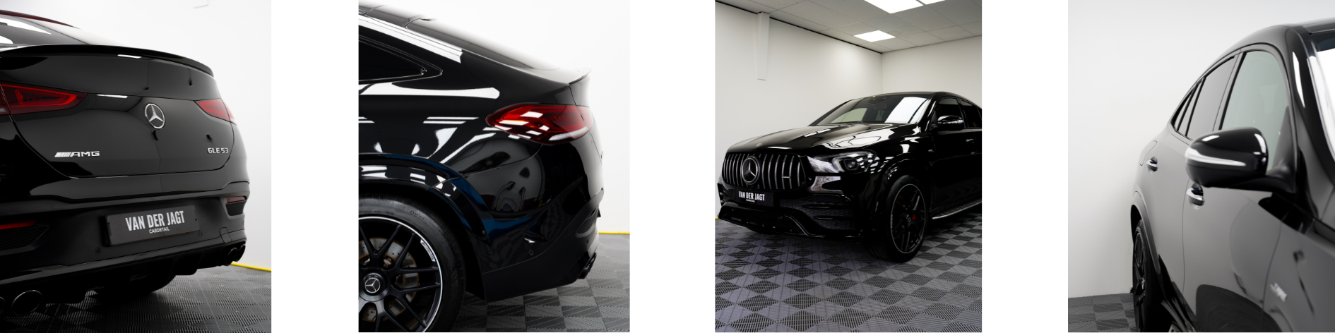 Deze Mercedes GLE53 AMG kwam bij ons binnen met allemaal witte verf spetters op de auto. Van ramen, tot lak, Matte velgen en kunststof delen zat alles onder. Met verschillende technieken hebben wij deze verfspetters veilig kunnen verwijderen en wat een diepzwarte lak het eindresultaat.